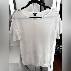 Theory Knit Short Sleeve Sweater